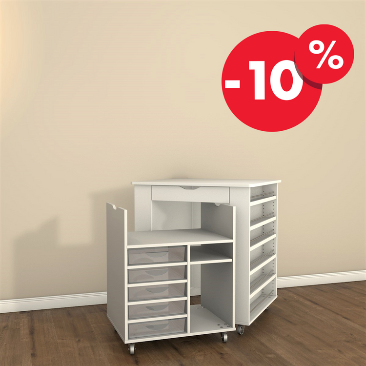 BrandBox MAXI TROLLEY - Bloque móvil para manualidades