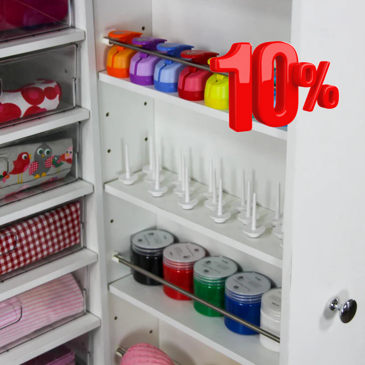 🔴10% SALE - BrandBox Garnrollenregal 2er-Set - The Brand Box Handel & Vertrieb GmbH