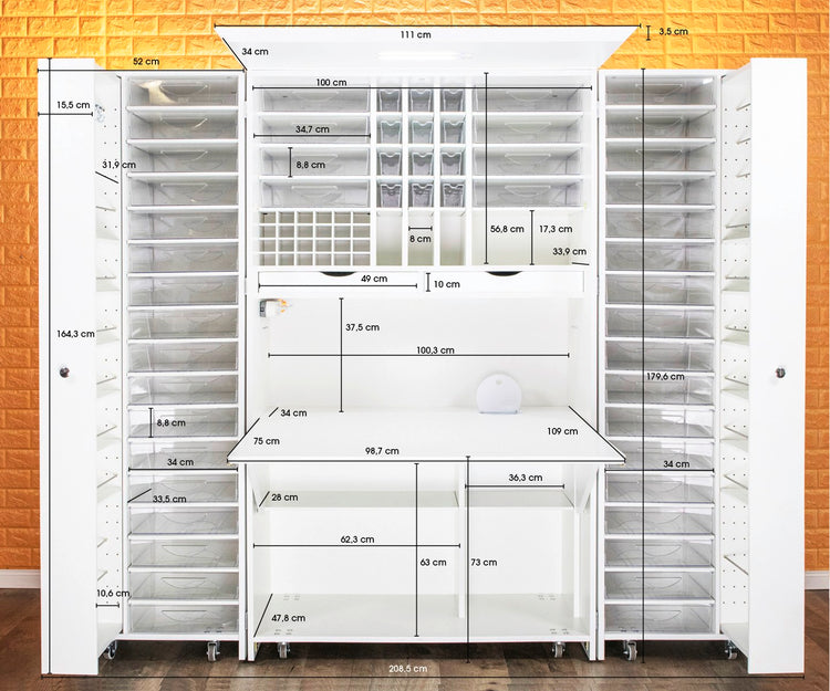 BrandBox CRAFTY - Bastelschrank - The Brand Box Handel & Vertrieb GmbH