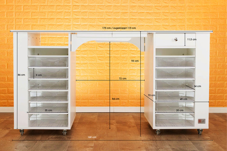 BrandBox MAXI DESK - Erhöhter Bastelschreibtisch - The Brand Box Handel & Vertrieb GmbH