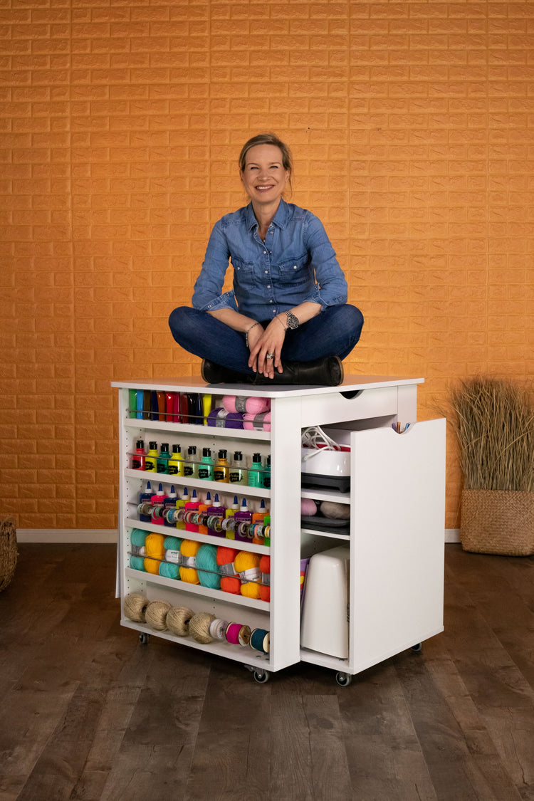 BrandBox MAXI TROLLEY - Mobiler Bastel Block - The Brand Box Handel & Vertrieb GmbH