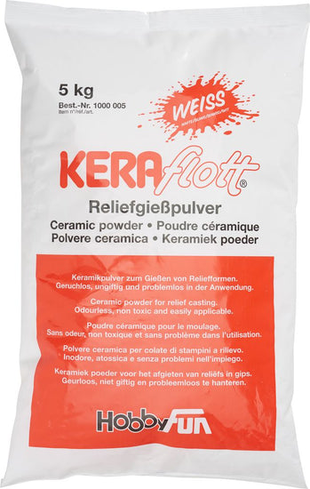 Keraflott Gießmasse Weiß – Für detailgetreue Gießformen & kreative Projekte - The Brand Box Handel & Vertrieb GmbH