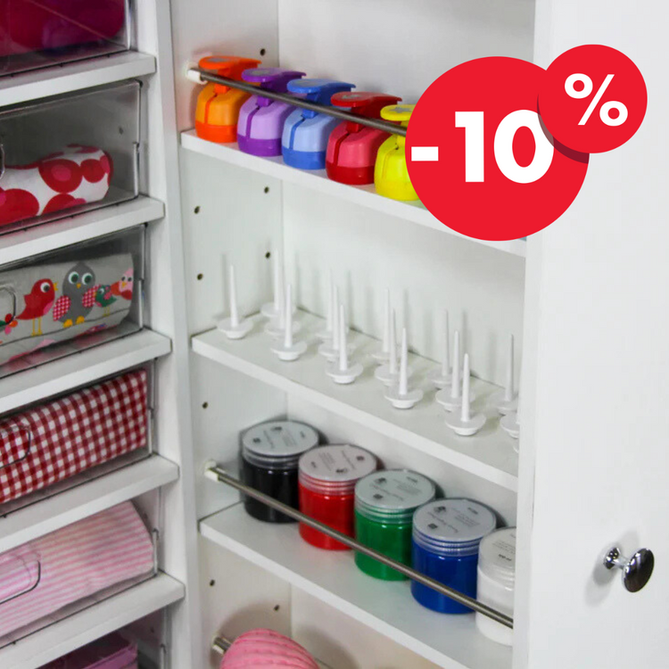 Juego de 2 estantes para bobinas de hilo BrandBox