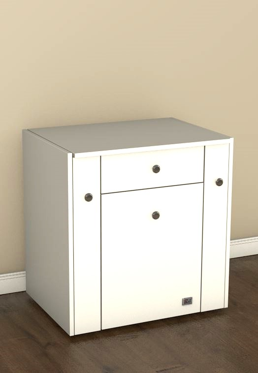 BrandBox Beauty - Dein mobiler Schminktisch mit gepolstertem Sitzhocker